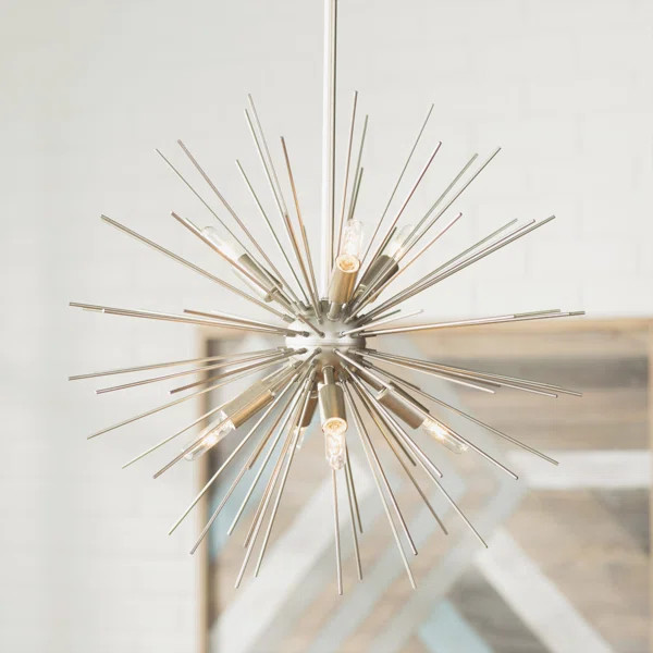 Wicke 7 - Light Sputnik Sphere Chandelier | Wayfair North America
