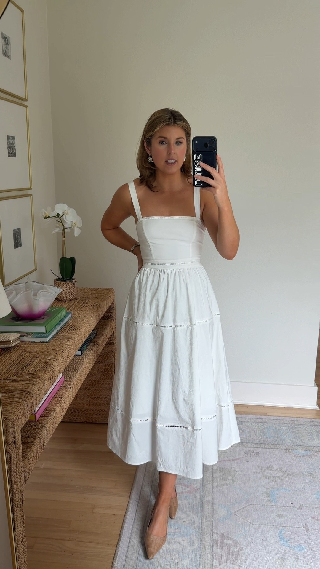 White midi for summer! Wearing an XS, should have done S!