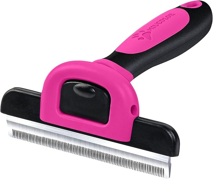 MIU COLOR Pet Grooming Brush, Deshedding Tool for Dogs & Cats, Effectively Reduces Shedding by up... | Amazon (US)