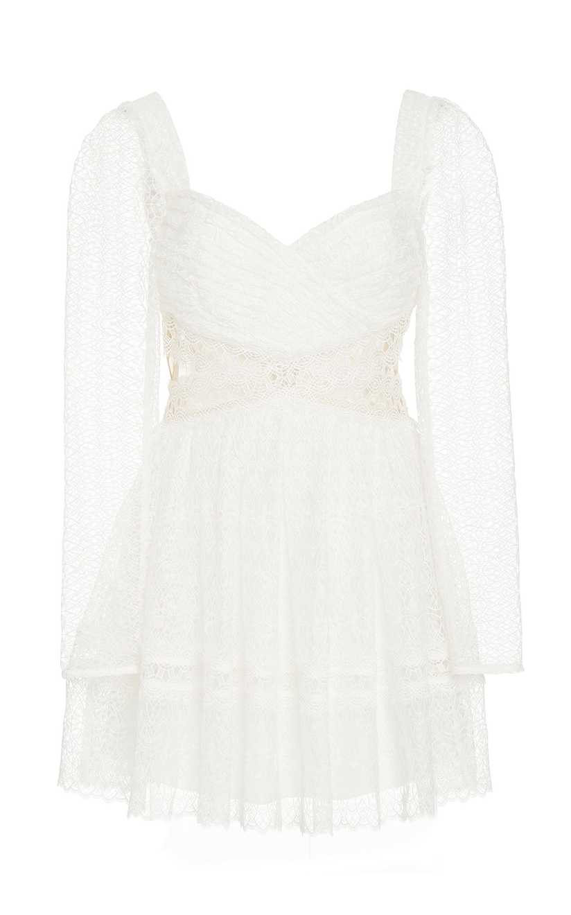 Cutout Lace Mini Dress | Moda Operandi Global