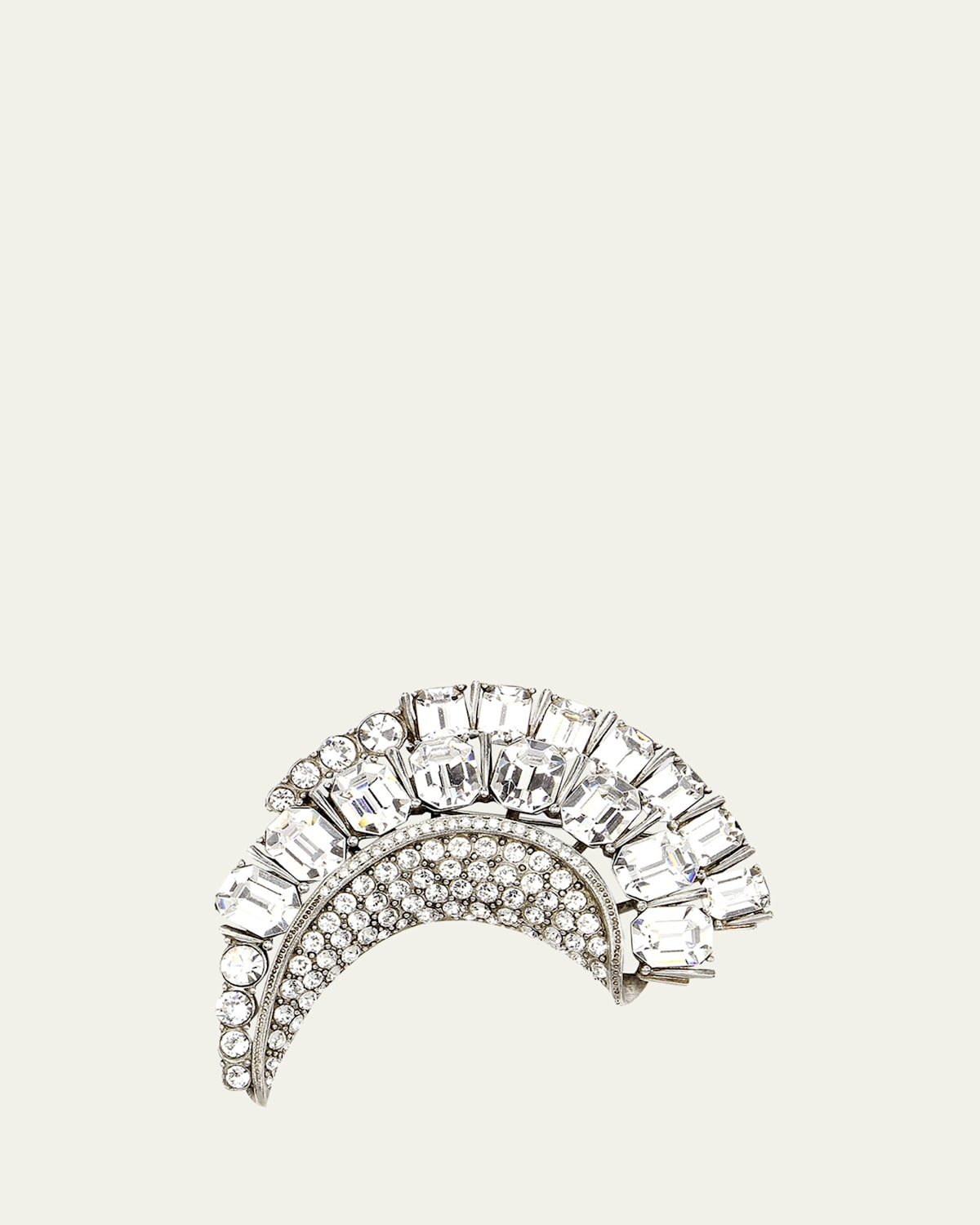 Half-Moon Crystal Brooch | Bergdorf Goodman