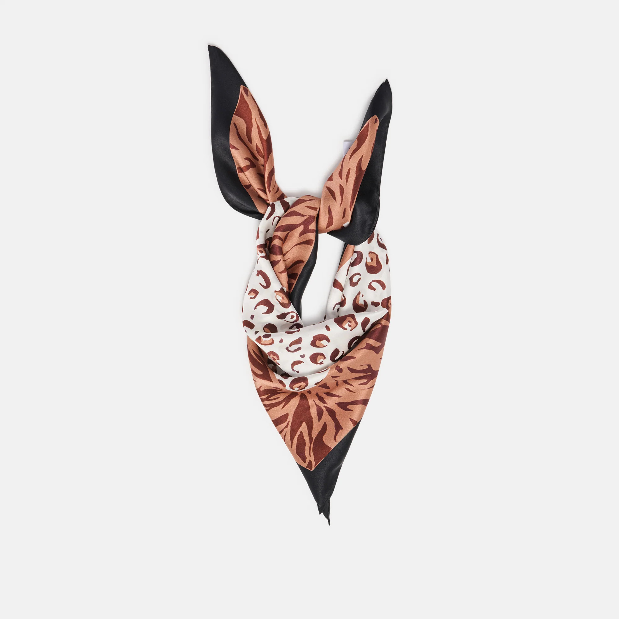 Animal Print Scarf Brown Multi | DolceVita.com