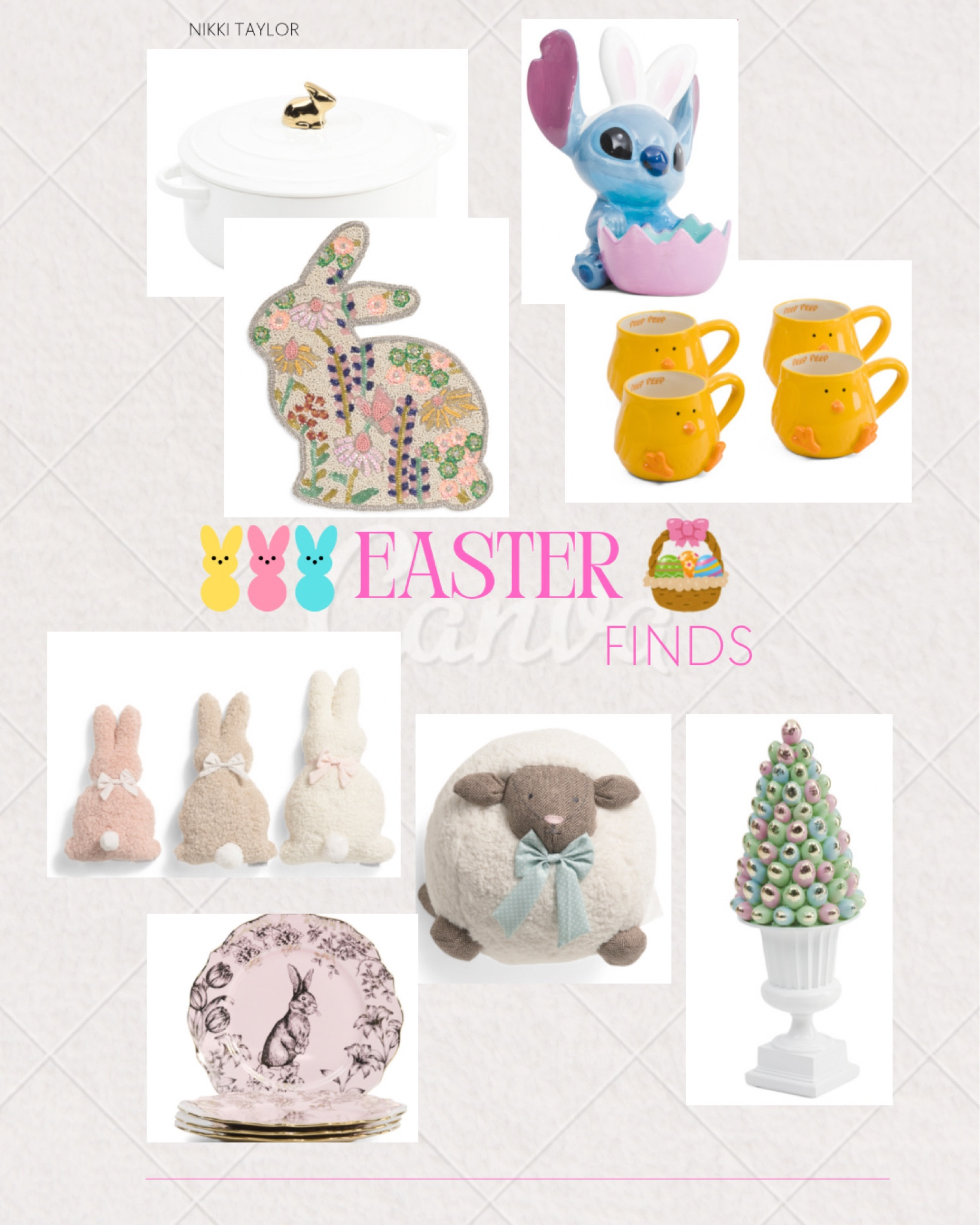Easter is around the corner and I hopped on over to TJmaxx for some goodies #easter #bunny #spring #homedecor #springtimefinds

#LTKSeasonal #LTKFindsUnder50 #LTKHome