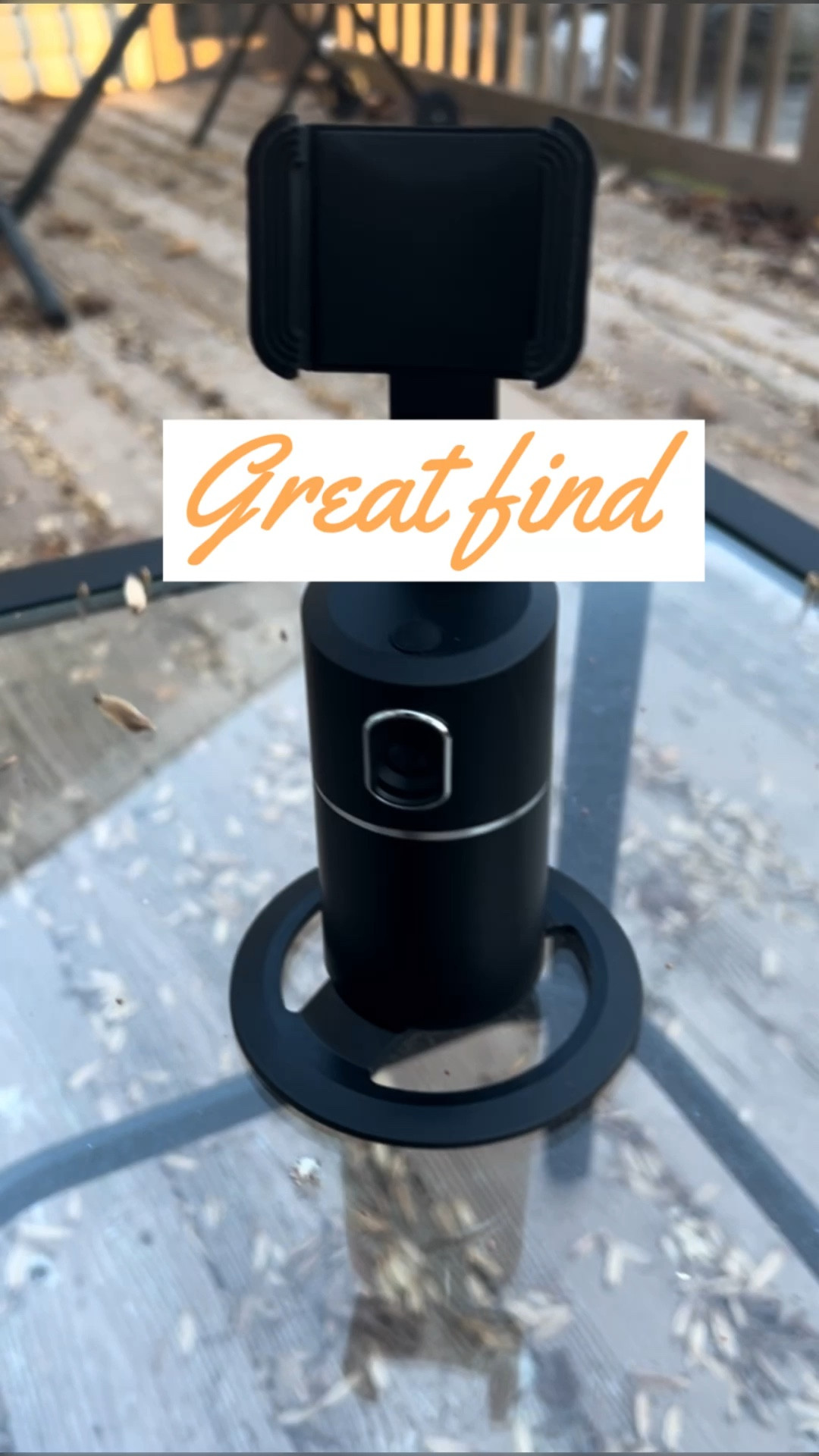 Auto Tracking Phone Holder,360° Rotation Face Body Track Mount,Tracking Tripod for Vlog Shooting Live Streaming,Build-in Battery, No APP Required (Black)

#LTKGiftGuide #LTKbeauty #LTKVideo