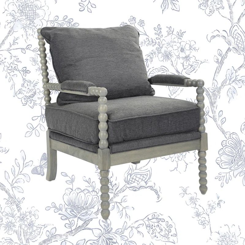 Chelle 26.75'' Wide Tufted Polyester Armchair | Wayfair North America