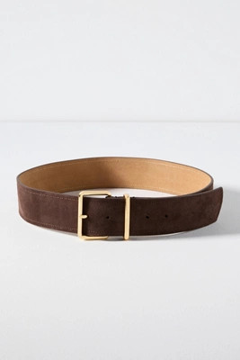 Square-Buckle Suede Belt | Anthropologie (US)