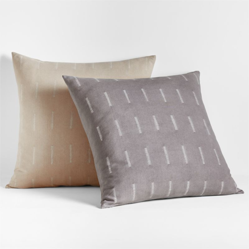 Cozette Dip-Dye Pillows | Crate and Barrel | Crate & Barrel