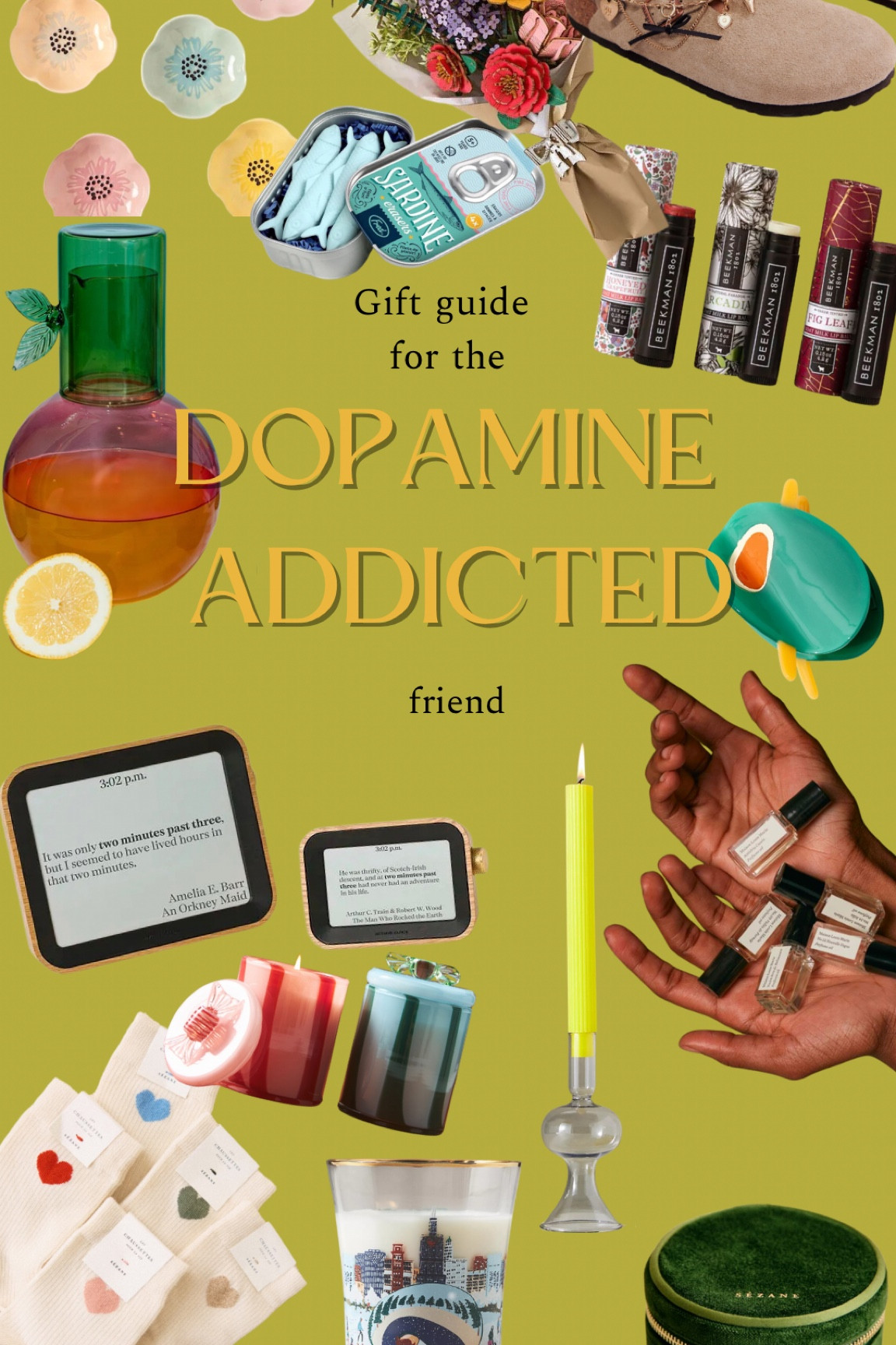 A little gift guide for your dopamine addicted friend. These gifts will brighten the everyday moments/or appeal to their desire for everything to be cute. 

#LTKHoliday #LTKFindsUnder100 #LTKGiftGuide