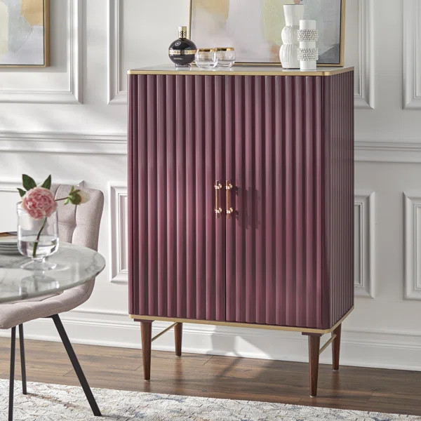 Callington Solid Wood 2 - Door Accent Cabinet | Wayfair North America