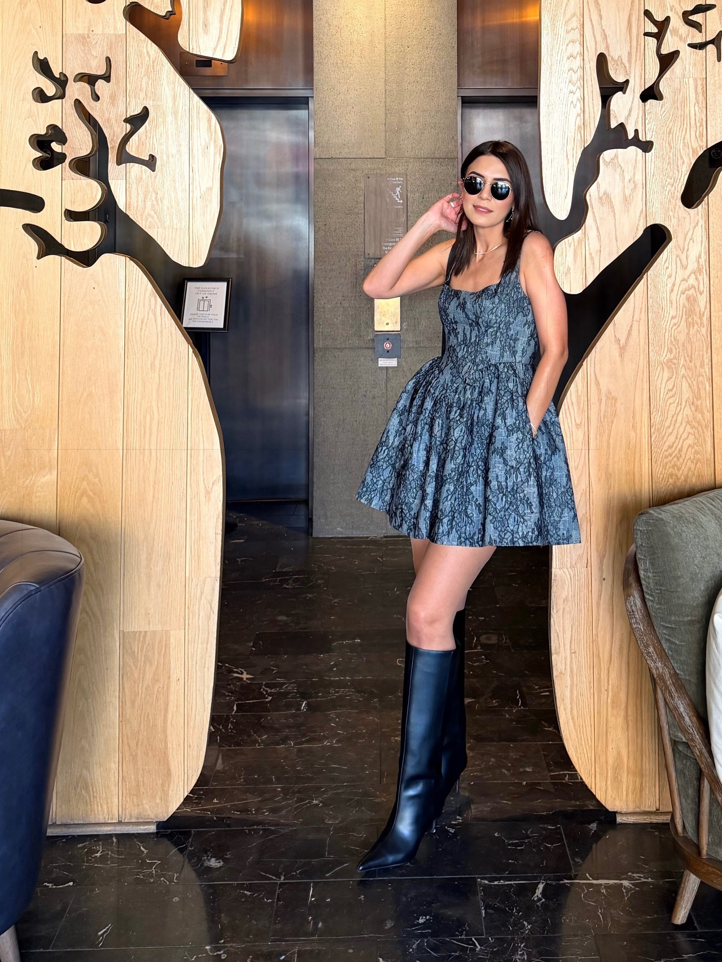 Mini dress, casual dress, cocktail dress, party dress, spring dress, dress with tall boots, black dress, Aqua dress,  

 #LTKootd #LTKSeasonal #LTKSaleAlert