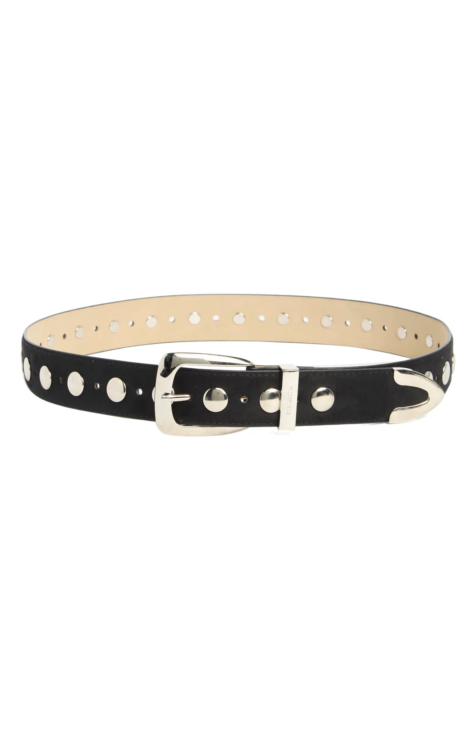 Steve Madden Studded Faux Suede Belt | Nordstromrack | Nordstrom Rack