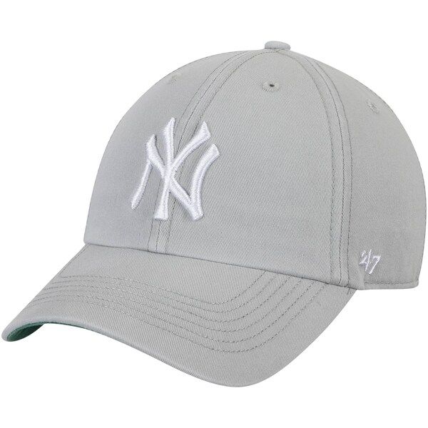 New York Yankees '47 Primary Logo Franchise Fitted Hat - Gray | Fanatics.com