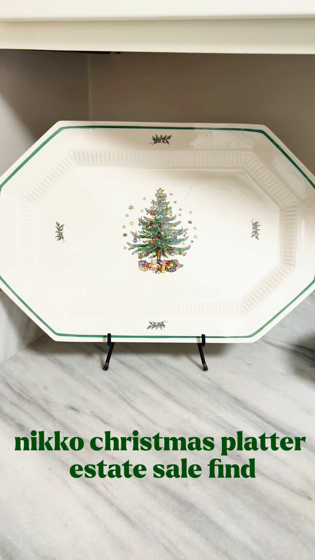 Christmas platter estate sale find!! Classy Christmas decor inspo & great gift idea for anyone who loves to host!

#LTKHoliday #LTKHome #LTKGiftGuide