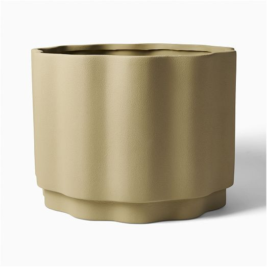 Wavy Ceramic Planters | West Elm (US)