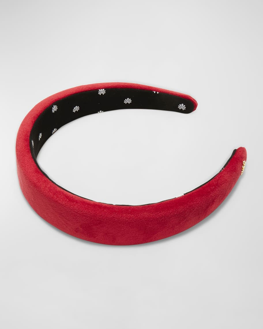 Lele Sadoughi Velvet Alice Headband | Neiman Marcus