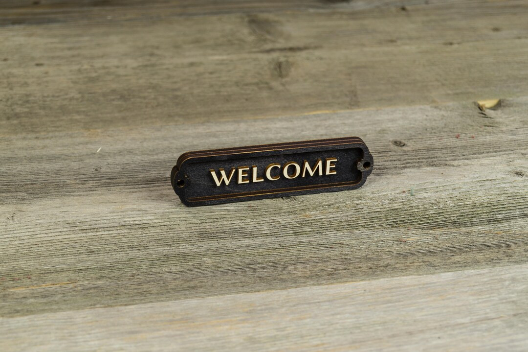 Welcome Door Sign, Toilet Door Sign, Door Plaque, Vintage Style, Railway Style, Retro Style, Cabi... | Etsy (US)