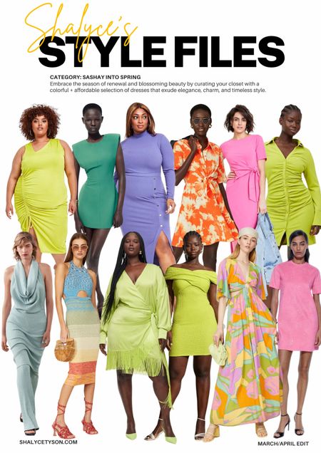 Welcome to the March/April Edit of Shalyce’s Style Files, where we're embracing the spirit of spring with a stunning collection of twelve dresses that will elevate your wardrobe without breaking the bank. From vibrant hues to sleek silhouettes, each dress is carefully curated to embody the essence of the season. Embrace the bold and bright colors that infuse energy and excitement into your spring wardrobe, making every outfit a statement piece. Let's dive into the details of these fabulous and affordable finds! Heavy on the affordable because almost everything is less than $50!

#LTKfindsunder50 #LTKsalealert #LTKSeasonal