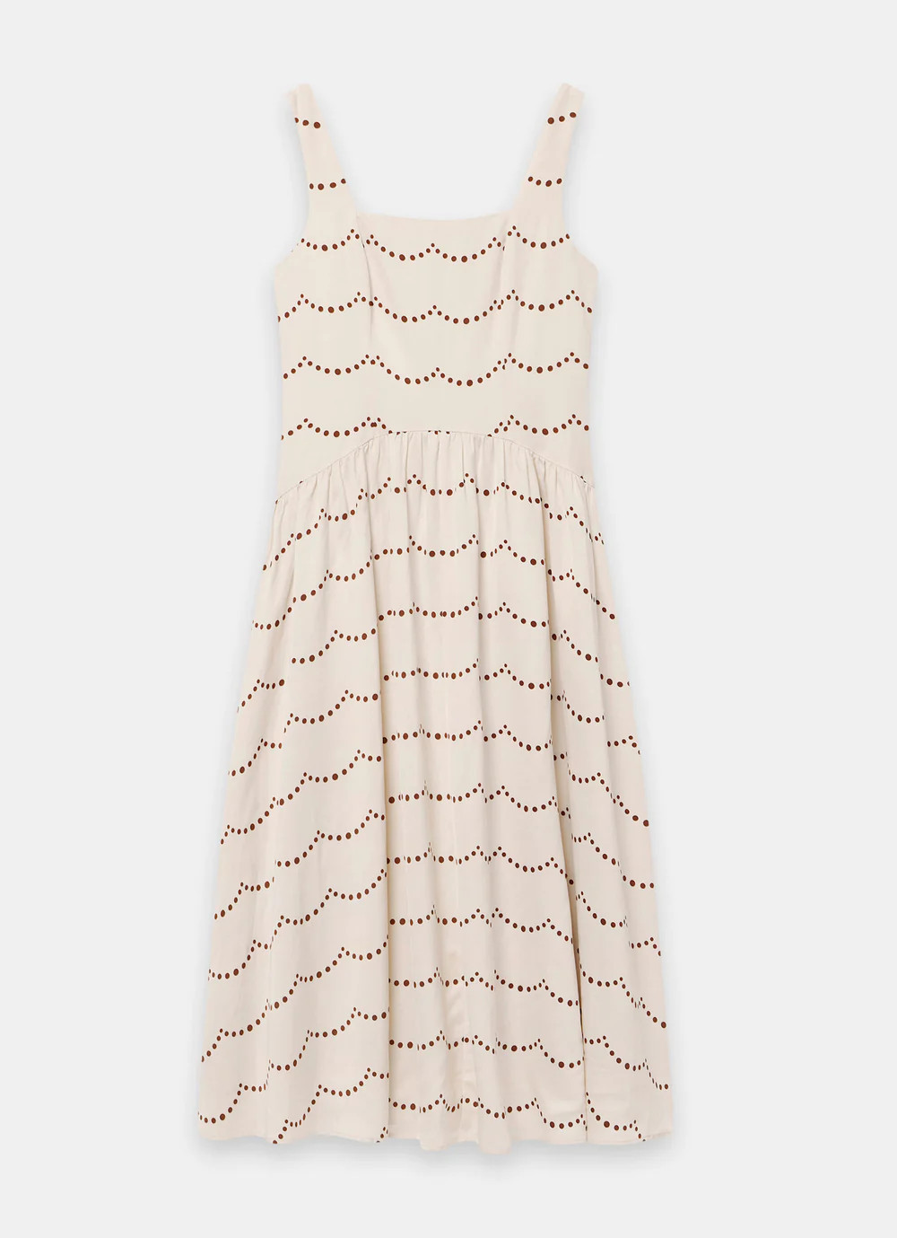 Cream Spot Print Maxi Dress | Mint Velvet