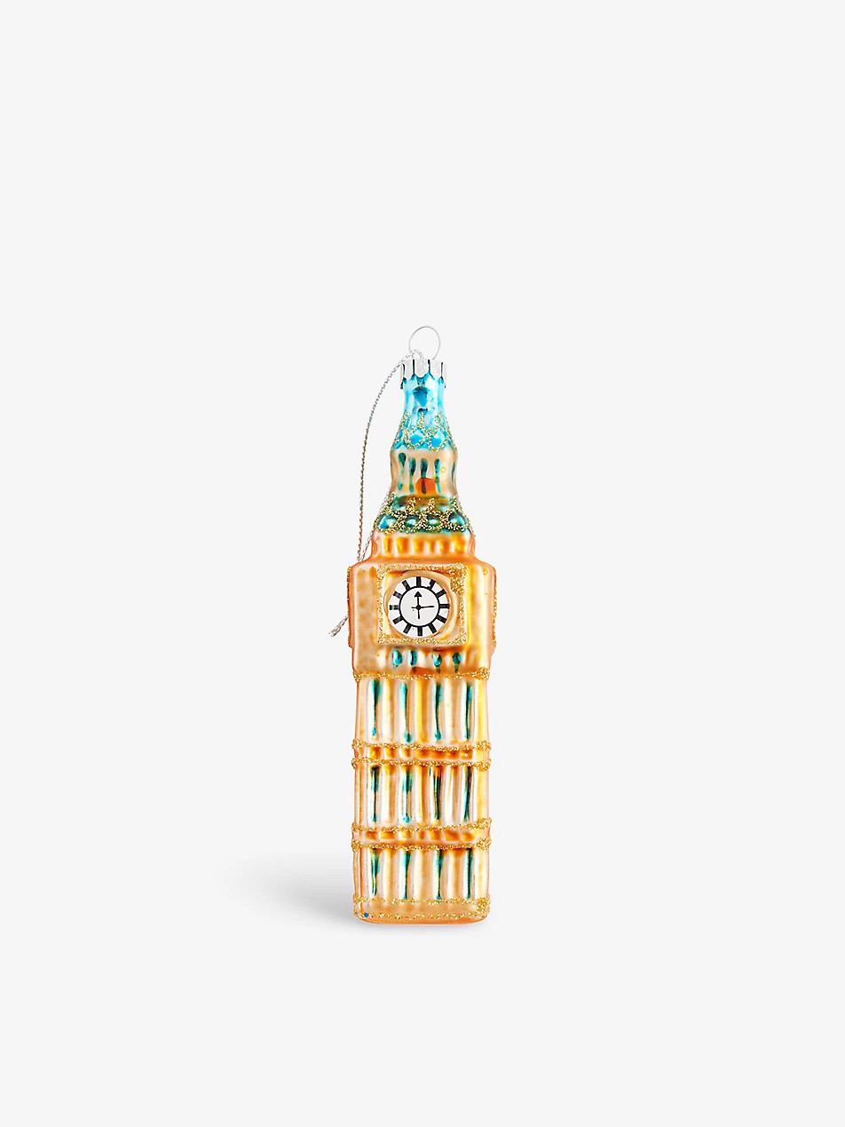 Big Ben glass Christmas decoration 13cm | Selfridges