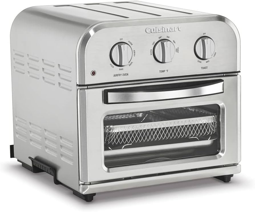 Cuisinart TOA-26 Compact Airfryer Toaster Oven, 1800-Watt Motor with 6-in-1 Functions and Wide Te... | Amazon (US)