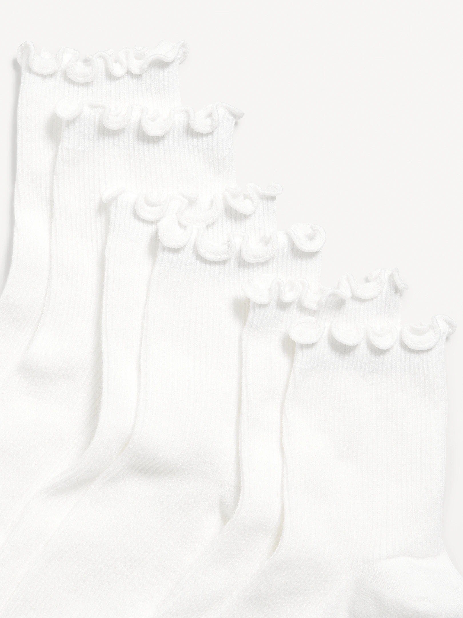 Ruffled Crew Sock 3-Pack for Women | Old Navy (US)