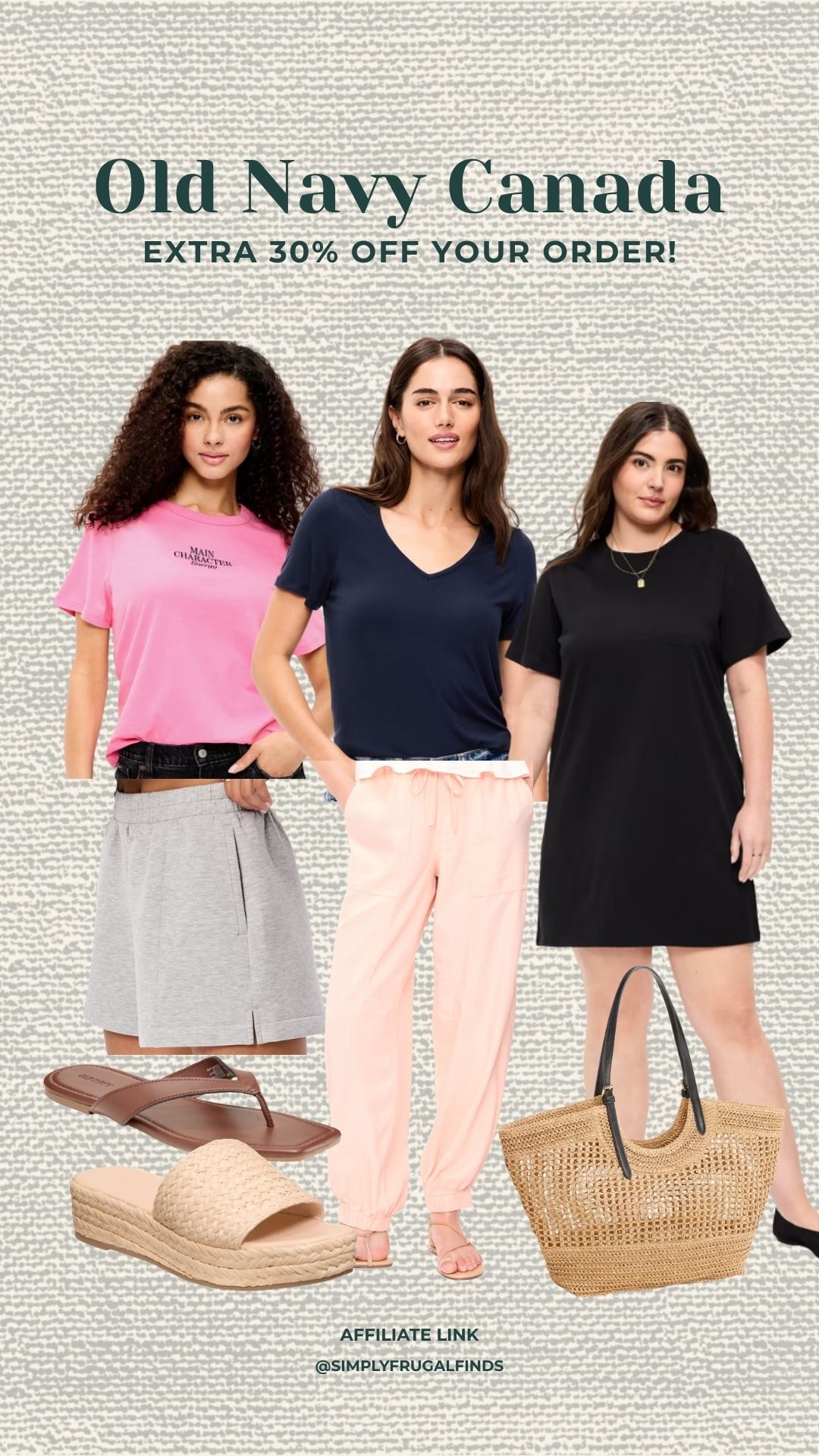 Save an extra 30% off your order from Old Navy Canada!

#LTKcanada #LTKsummer #LTKsale