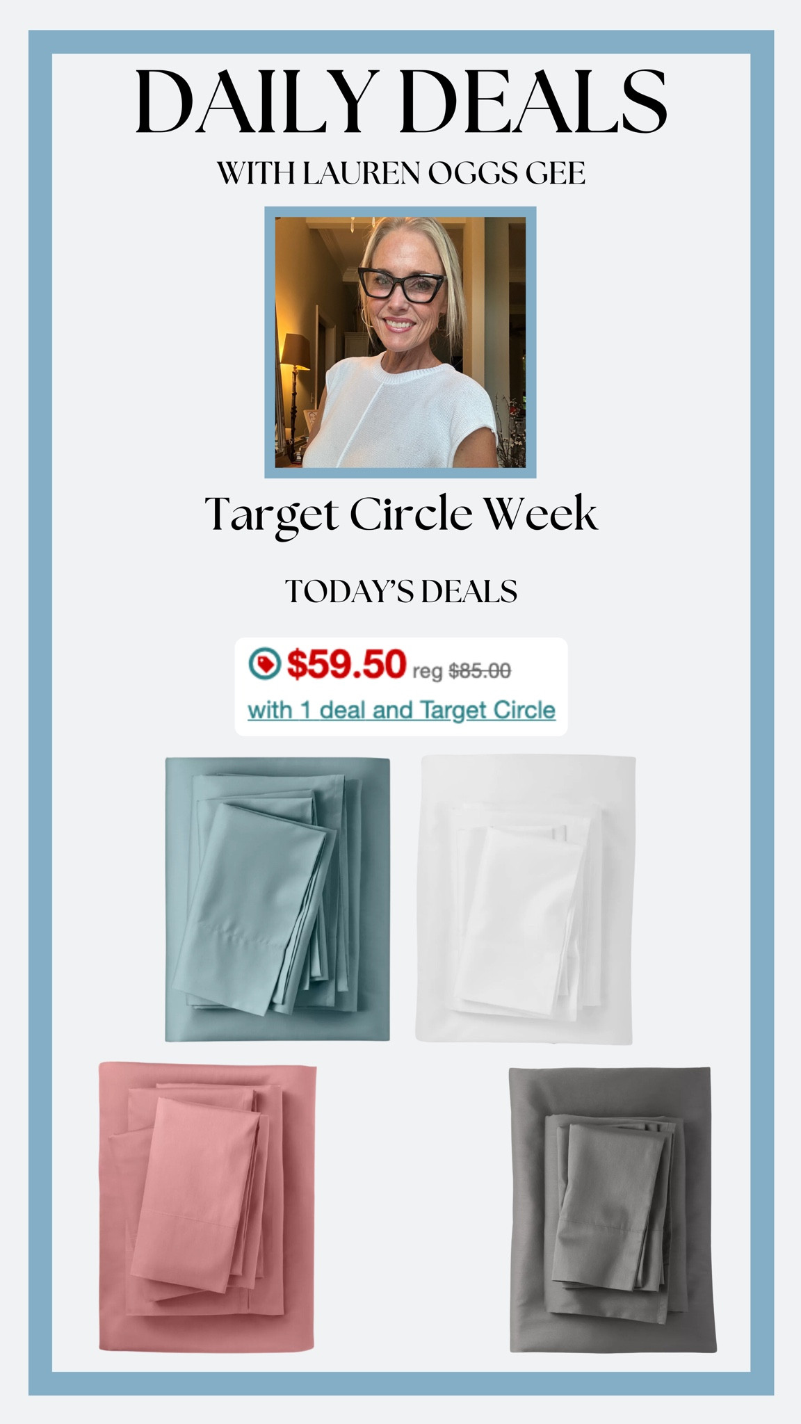 Target Circle Week is here!

These bed sheets are only $59.50! 5 different color options, and all of them are soooo cute! If you love to switch things up often, then you should grab one pair in each color while you can!

#LTKSaleAlert #LTKSummerSales #LTKHome