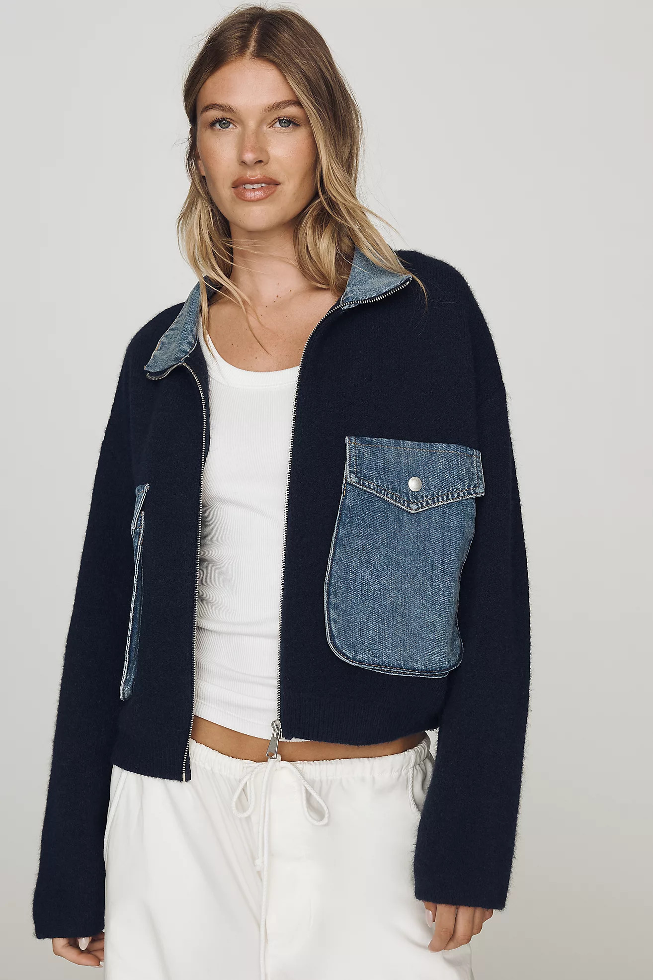 Off The Clock Denim Jacket | Anthropologie (US)