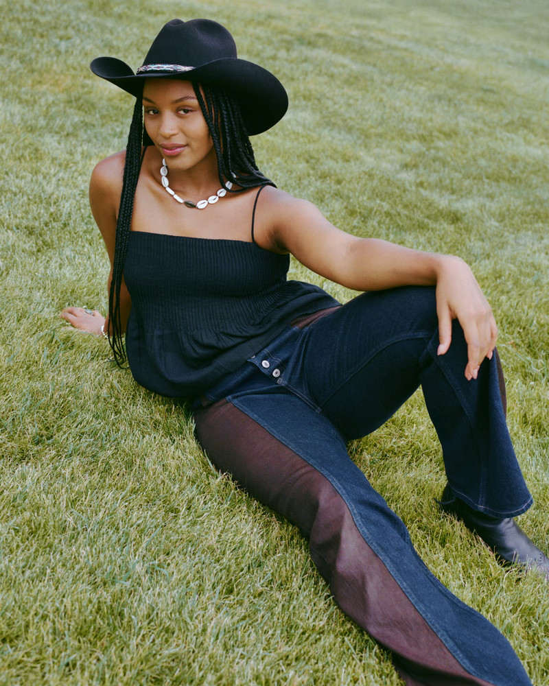 Western Ornamental Leather Belt | Abercrombie & Fitch (US)