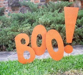 Boo! Outdoor Garden Stake | Pottery Barn (US)