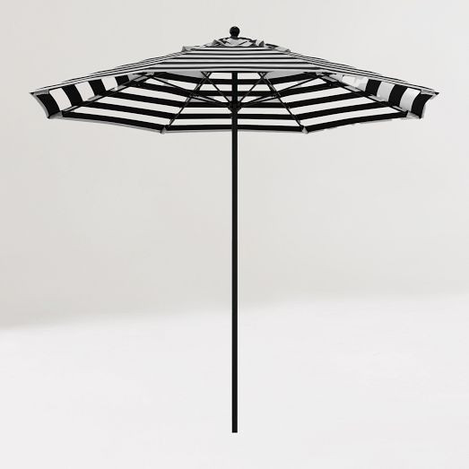 Contract Grade 9' Round Outdoor Patio Umbrella - Rustproof Aluminum Frame | West Elm (US)