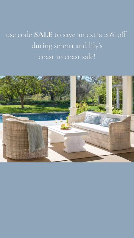 Save 20% off using code SALE during Serena & Lily’s latest sale!

#coastal #highend #outdoorspace #beachy #sale #save #homedecor

#LTKsalealert #LTKSeasonal #LTKhome