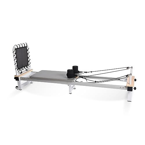 Stamina Products AeroPilates Precision Series Reformer Pilates Machine Resistance and Workout System for Home Gym, White/Gray | Amazon (US)