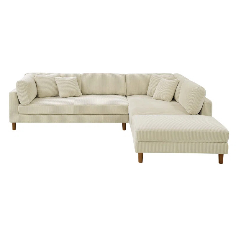 Jaslena 3 - Piece Upholstered Sectional | Wayfair North America