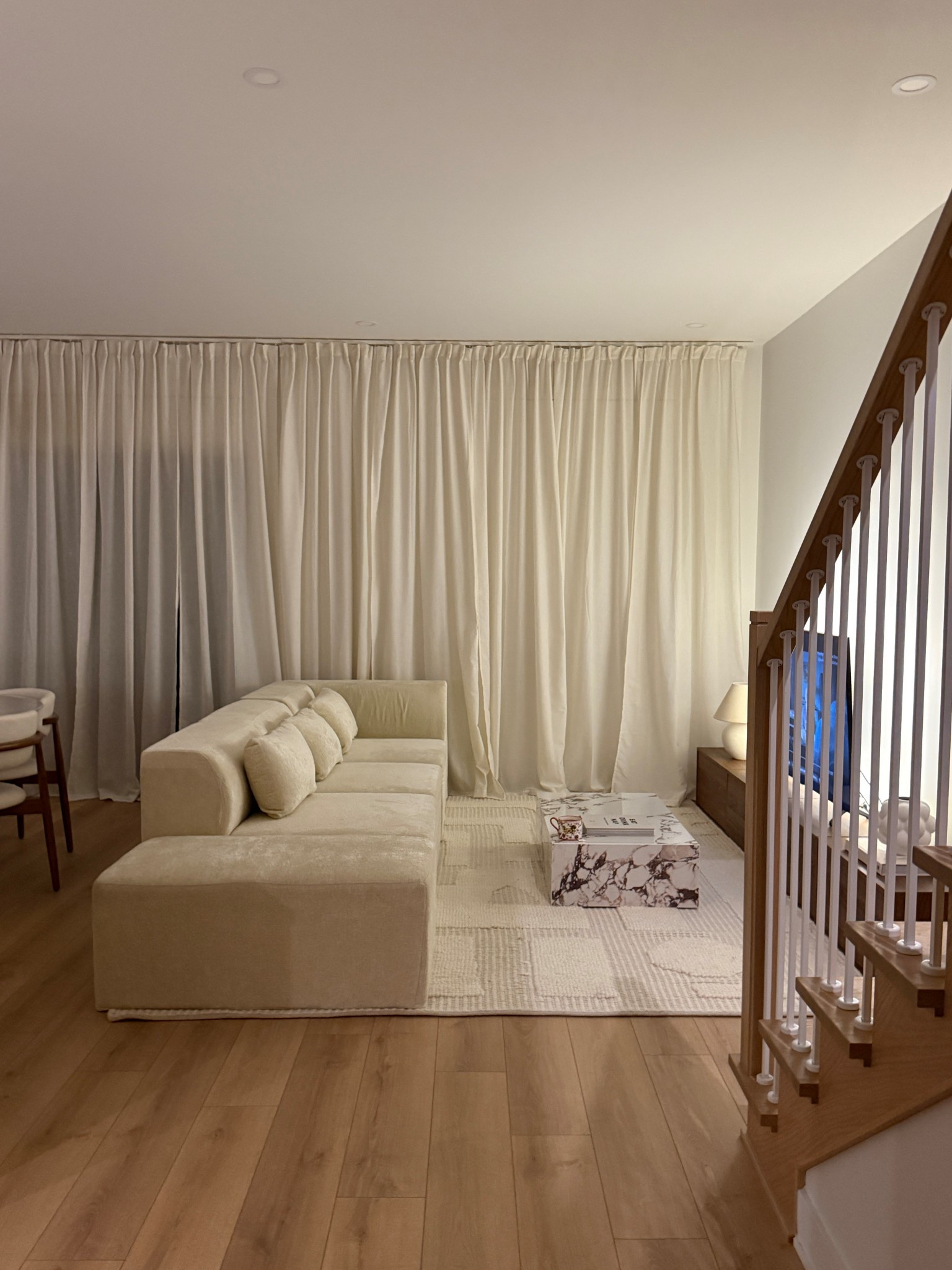 ceiling mounted curtains ☁️ 

#LTKHome