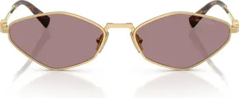 Miu Miu 56mm Irregular Sunglasses | Nordstrom | Nordstrom