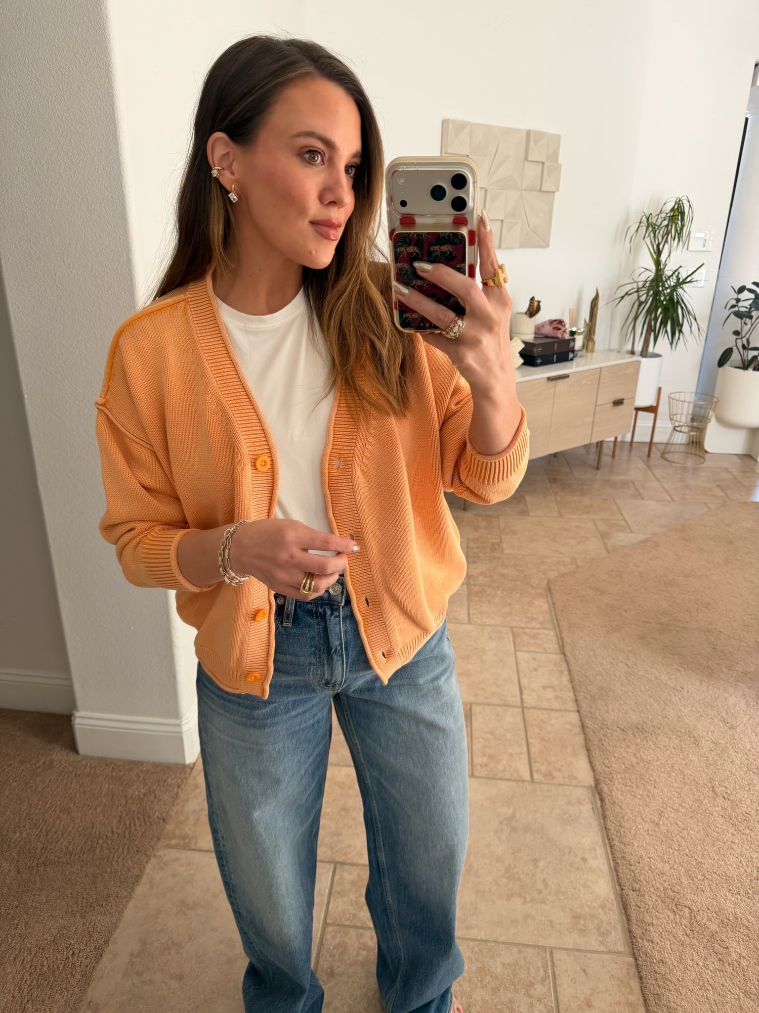 Love this orange color for the spring!! So easy to throw over a white tee or by itself!

Use our code AANDE20 at checkout!🤍

anthropologie, women’s cardigan, orange cardigan, spring fashion, summer style 

#LTKSaleAlert #LTKSeasonal