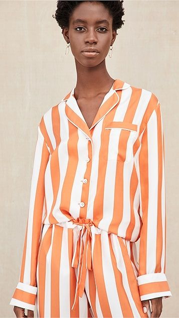 Chateau Silk Long Sleeve Shirt | Shopbop