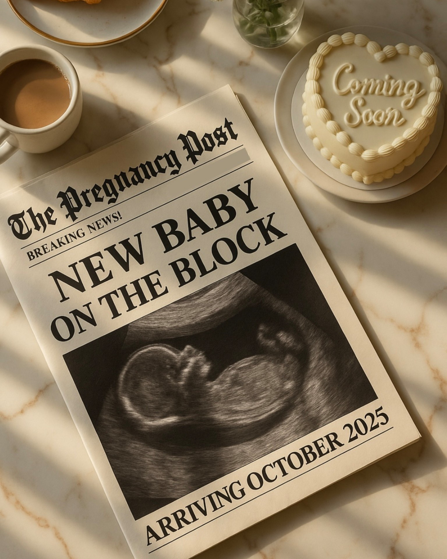 Customize your own newspaper announcements! 

#LTKBaby #LTKBump #LTKmomlife