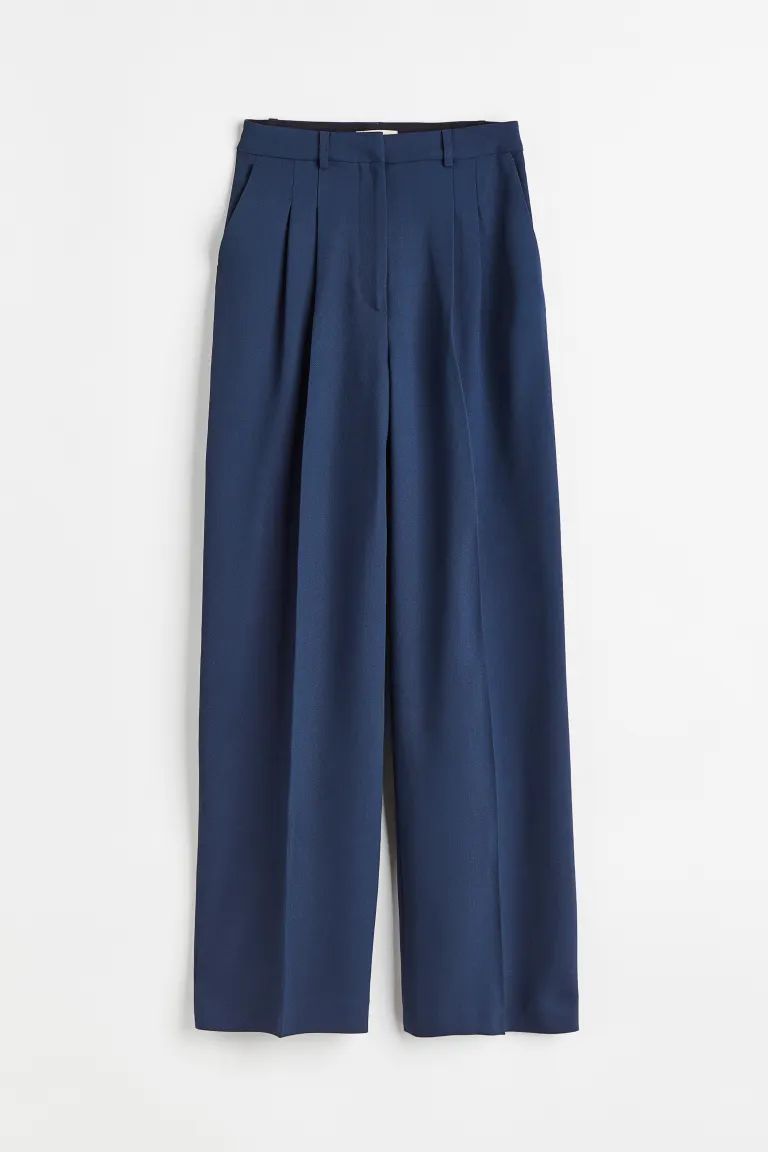 Tailored wool-blend trousers | H&M (UK, MY, IN, SG, PH, TW, HK)