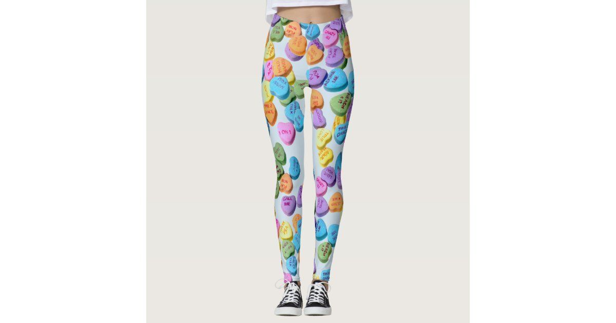 Valentine Heart Candy Leggings | Zazzle.com | Zazzle