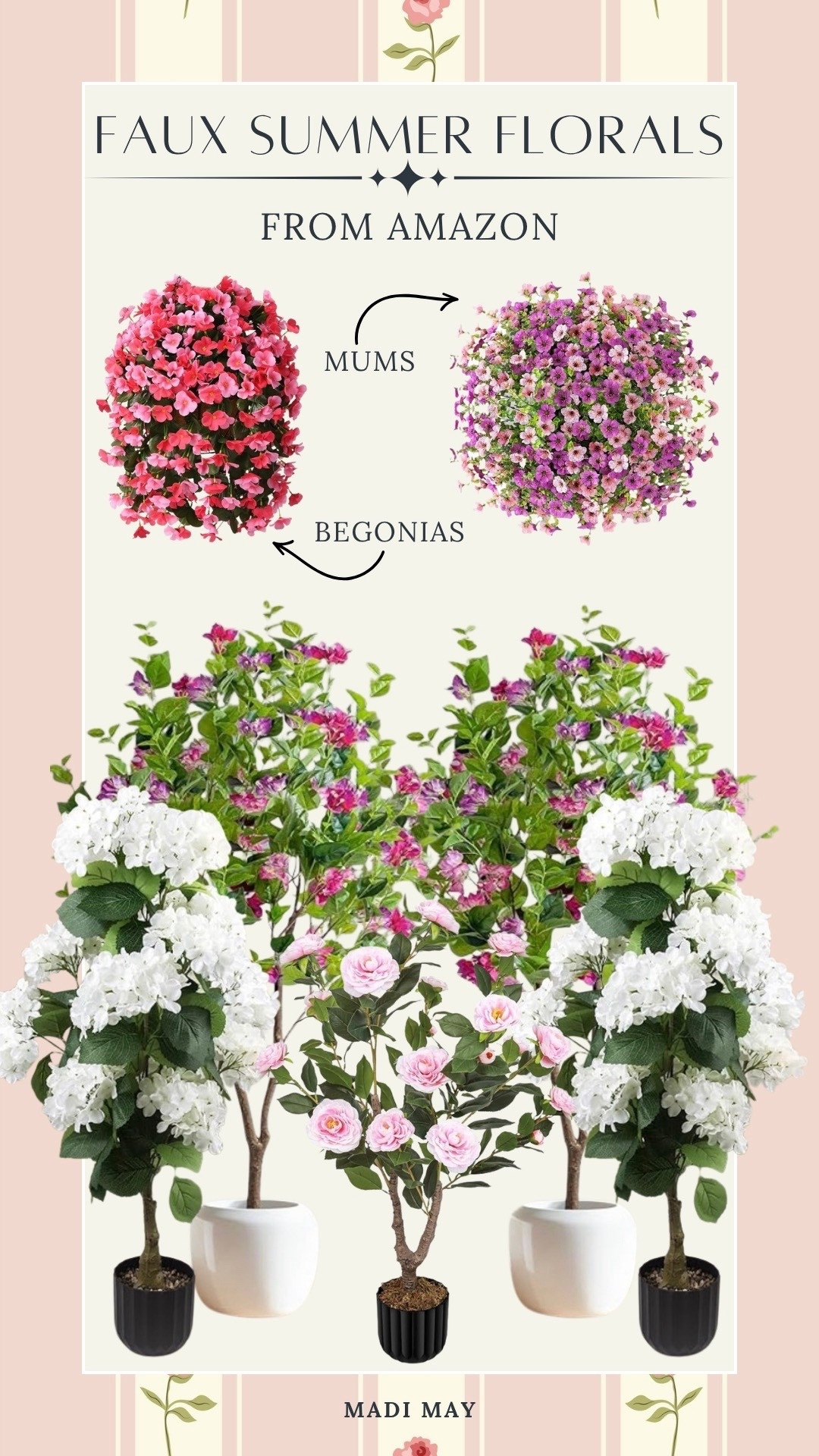 Faux Summer florals from Amazon!

#LTKmomlife #LTKSeasonal #LTKHome