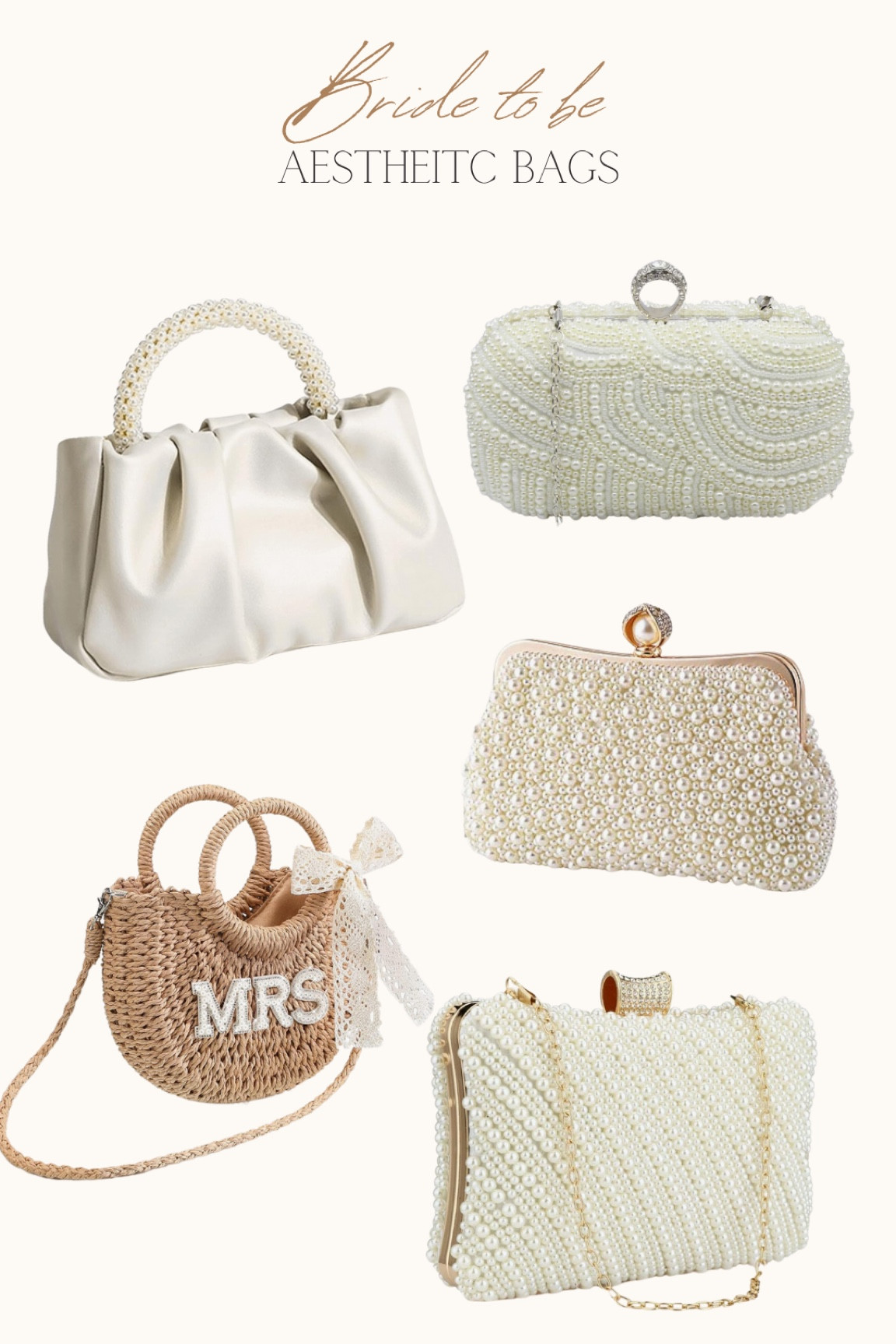 Bride to be bridal shower bachelorette bags Mrs bride amazon finds 

#LTKSeasonal #LTKstyletip #LTKwedding