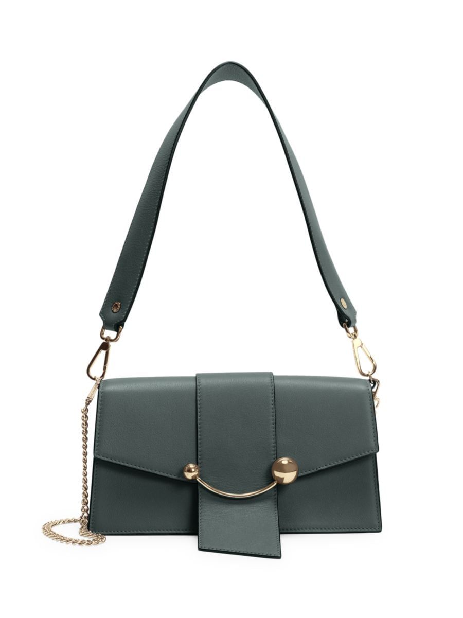 Mini Crescent Leather Shoulder Bag | Saks Fifth Avenue
