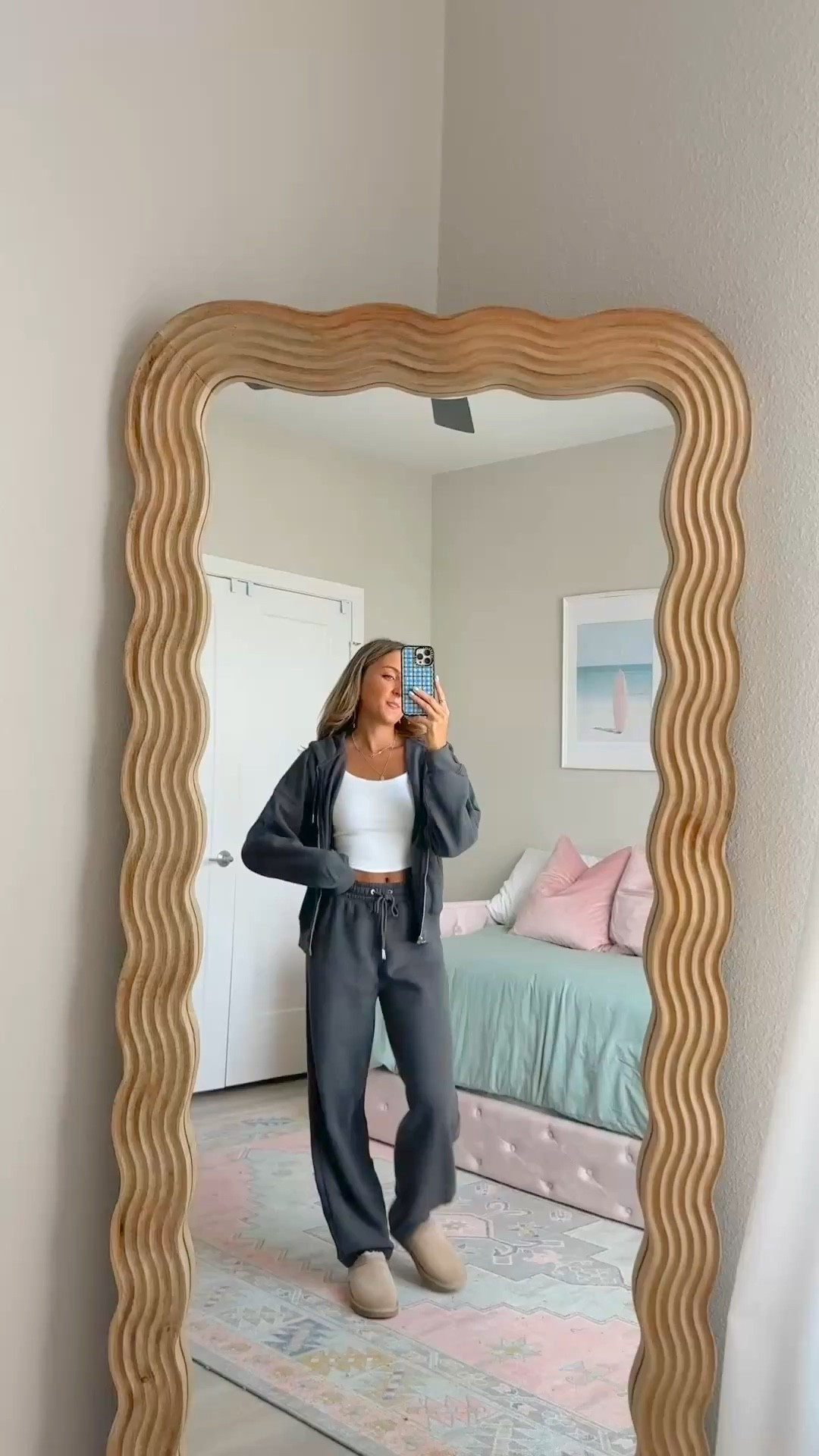 Abercrombie fleece / loungewear sale. 20-50% off fleece, 15% off almost everything + an extra 15% off when you stack code AFVIVIANE 🤎 wearing a size small in sweatshirt and sweatpants 

#LTKFindsUnder50 #LTKSaleAlert