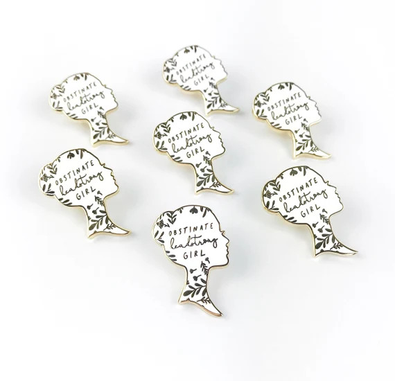 Obstinate Headstrong Girl Jane Austen Enamel Pin Jane Austen | Etsy | Etsy (US)