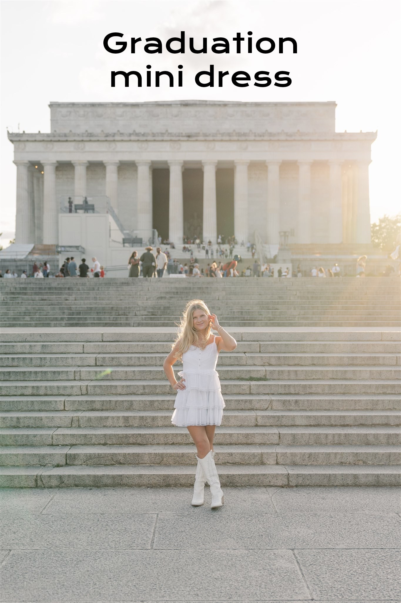 Perfect white dress for graduation photos. Especially our country girlies. 

Also a great bridal dress too!

#LTKWedding #LTKStyleTip