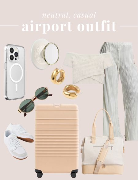 Neutral & comfortable airport outfit inspo at 27 weeks pregnant for those travel days when you want to be comfortable, but also look put together…. which seems to be a harder and harder task as the bump grows!

All outfit details, including my MagSafe @popsockets I got from @target are linked below!
#PopSocketsPartner #targetstyle 