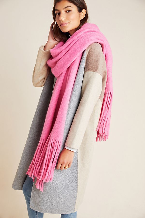 Mimi Fringed Wrap Scarf | Anthropologie (US)