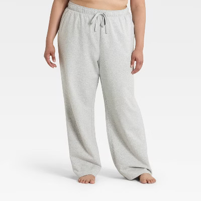 Women's Fleece Wide Leg Sweatpants - Auden™ | Target